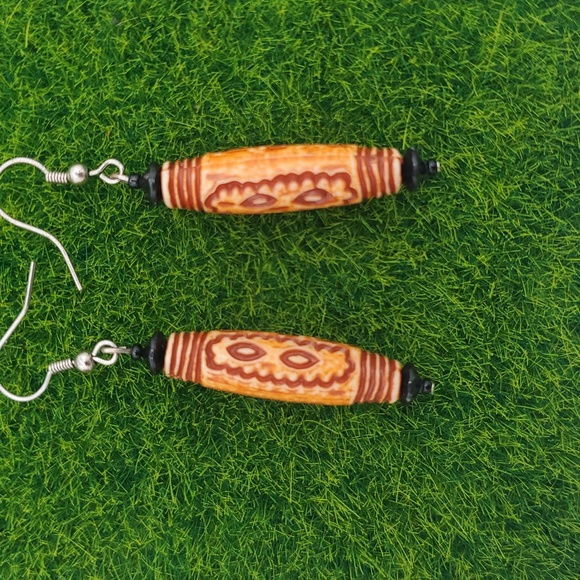 African Rain Forest Earrings E1015 - Picture 2 of 3